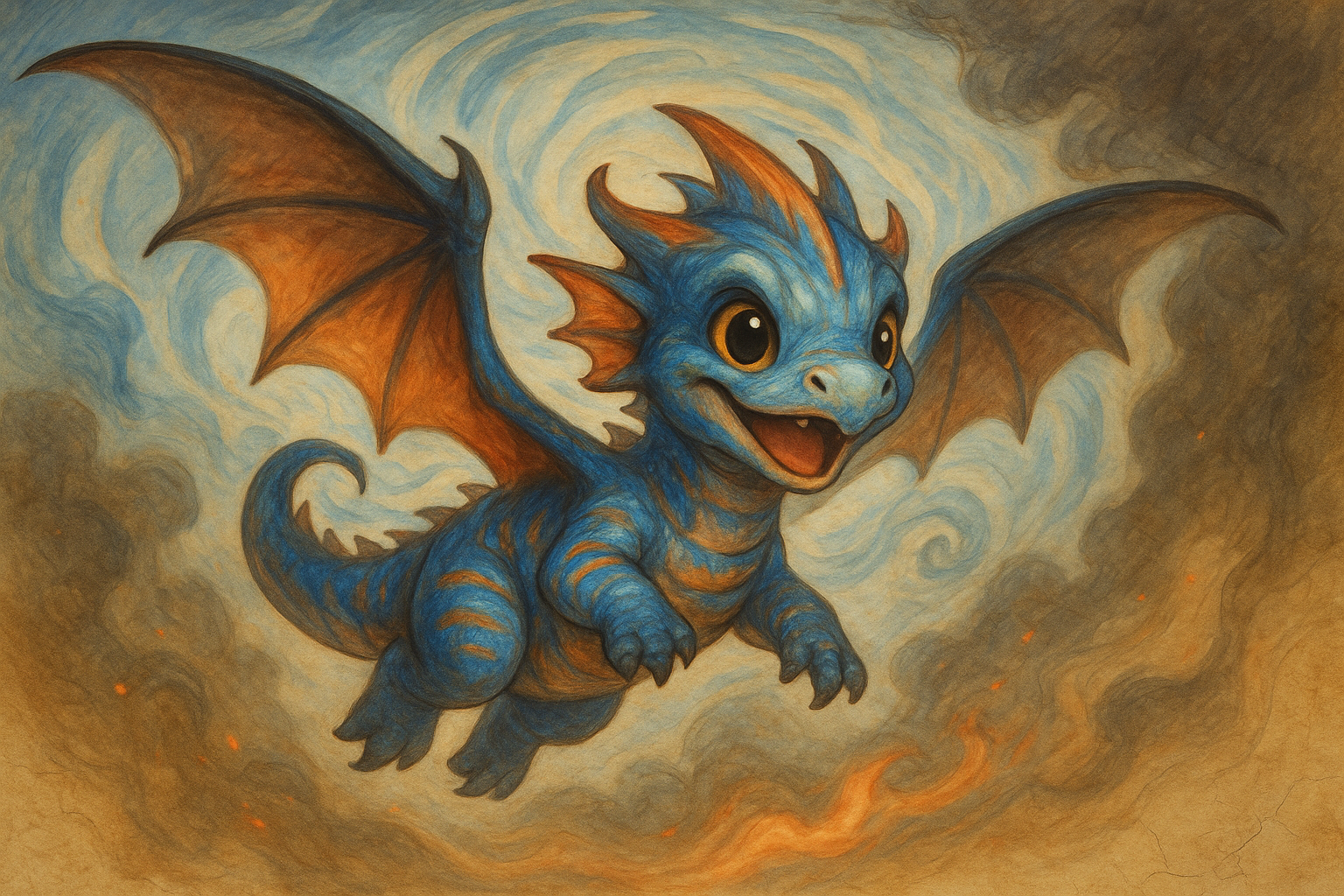 Baby Brown Tempest Dragon